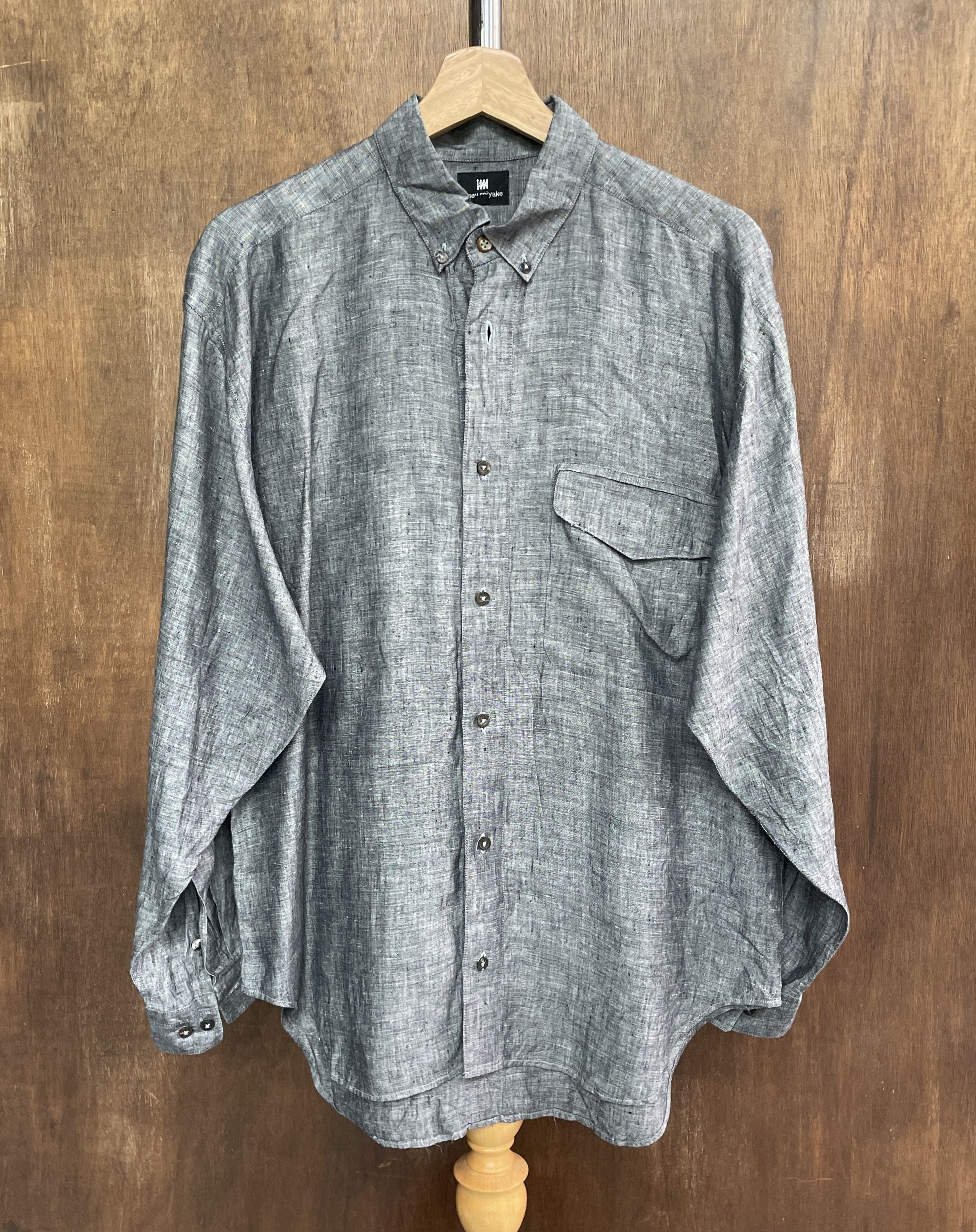 Homme Plisse Issey Miyake Issey Miyake Classic Gray Shirt Size US M / EU 48-50 / 2 - 1 Thumbnail