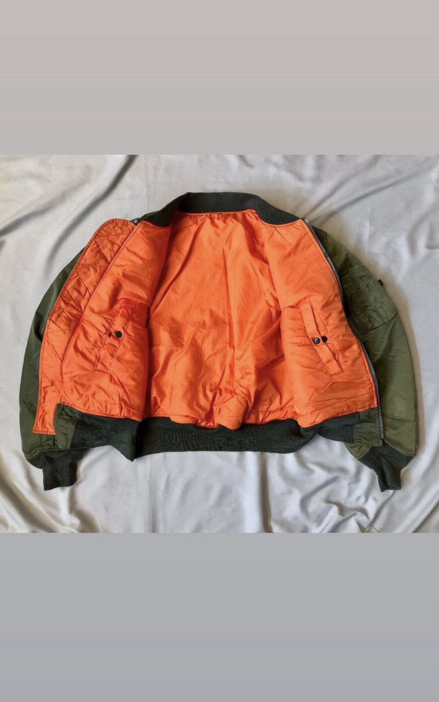 Alpha Industries × Vintage VINTAGE 70s RIOT ALPHA BOMBER JACKET Size US L / EU 52-54 / 3 - 6 Thumbnail