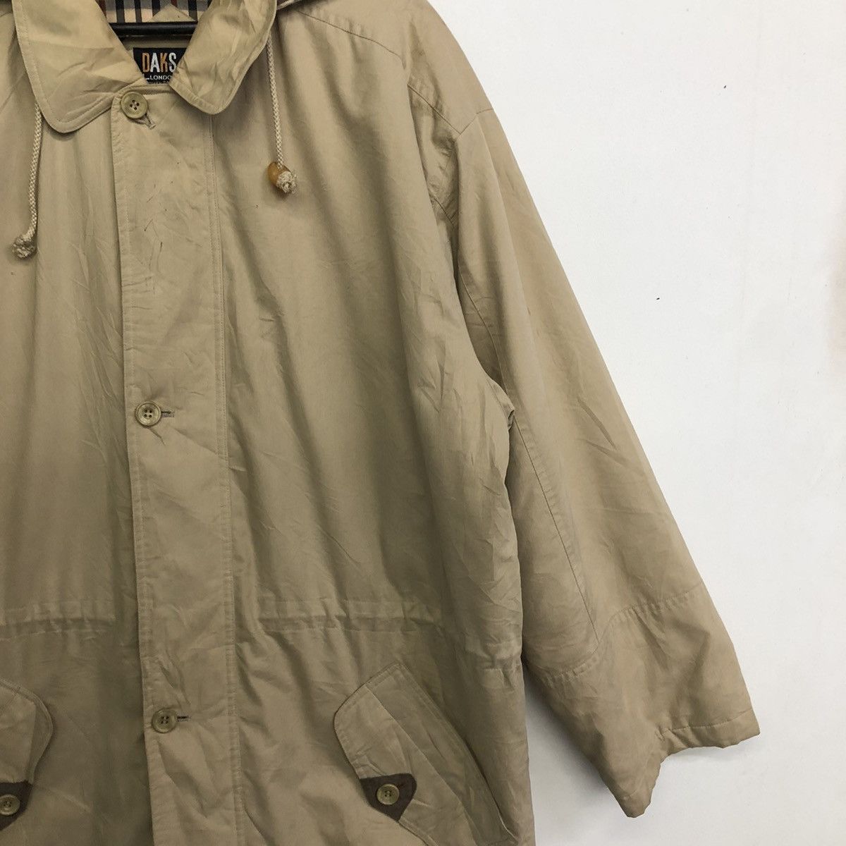 DAKS Vintage Daks London Hooded Parka Jacket Size US XL / EU 56 / 4 - 5 Thumbnail