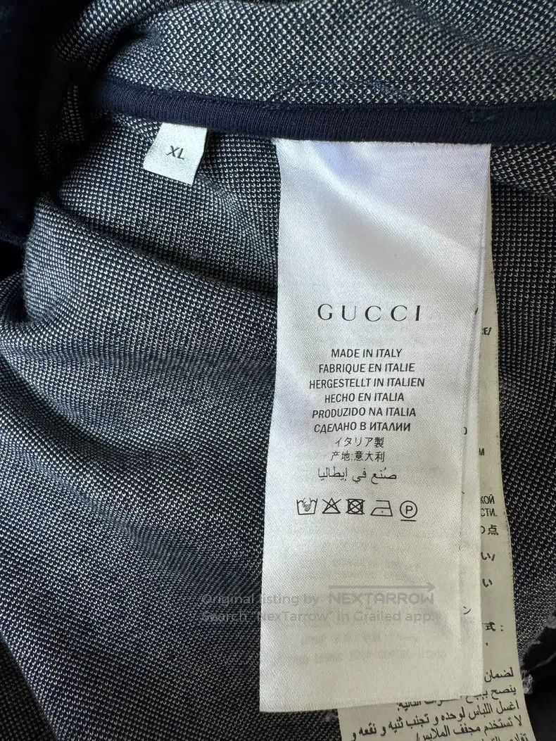 Gucci Gucci Red and blue full-print logo jacket school uniform j Size US XL / EU 56 / 4 - 3 Thumbnail