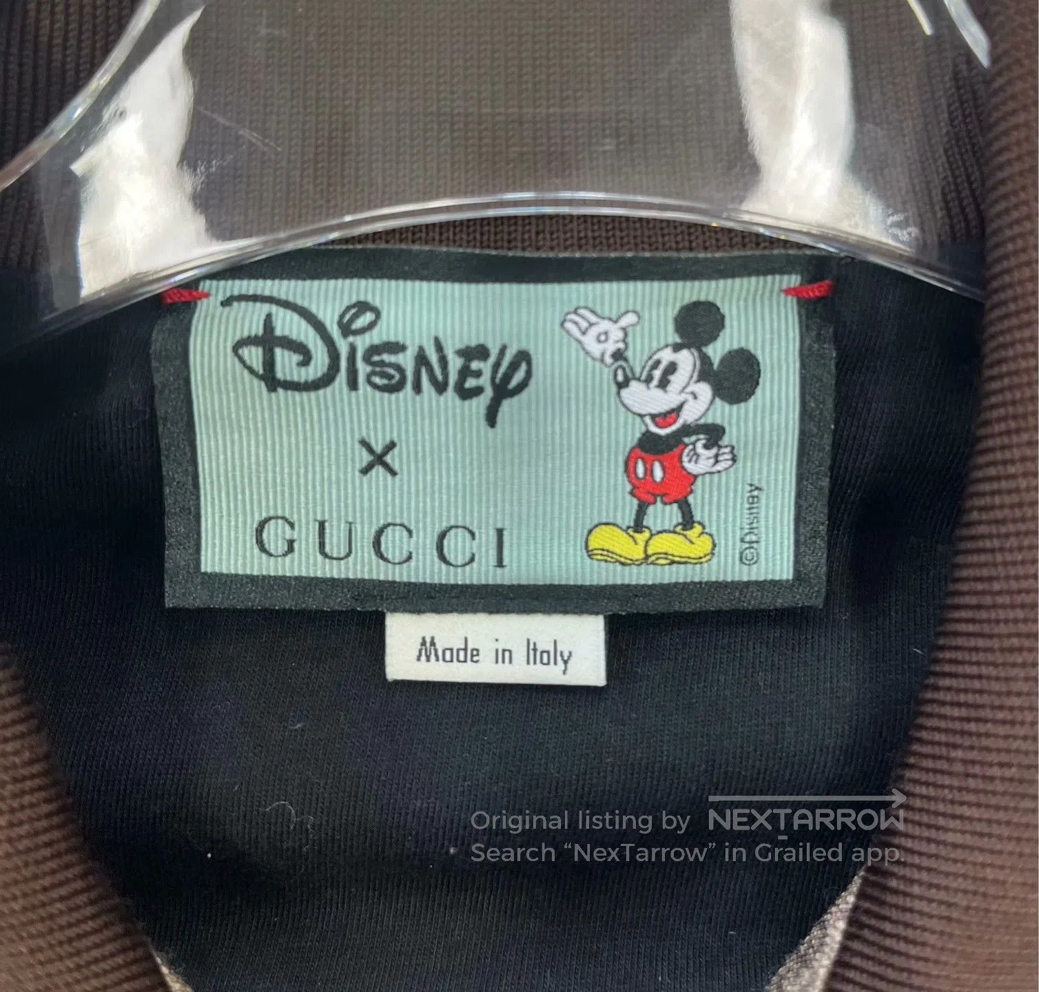 Gucci Guicci Brown Mickey pattern full print jacket| Size US XS / EU 42 / 0 - 4 Thumbnail