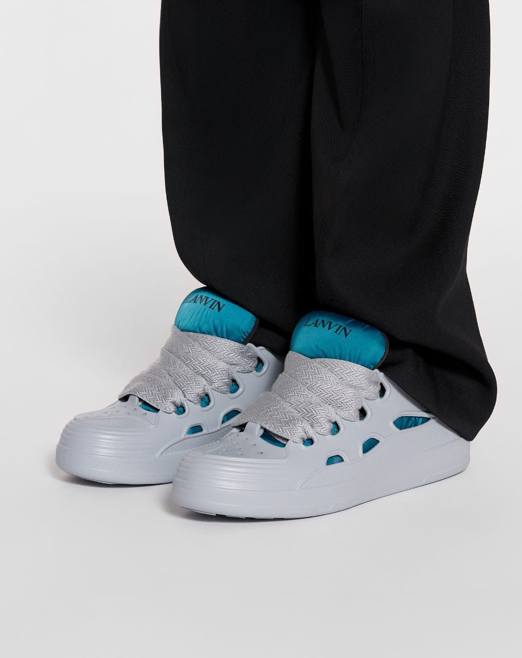 Lanvin o1w1db11024 Curb Low Top Sneakers in Block Size US 14 / EU 47 - 2 Thumbnail