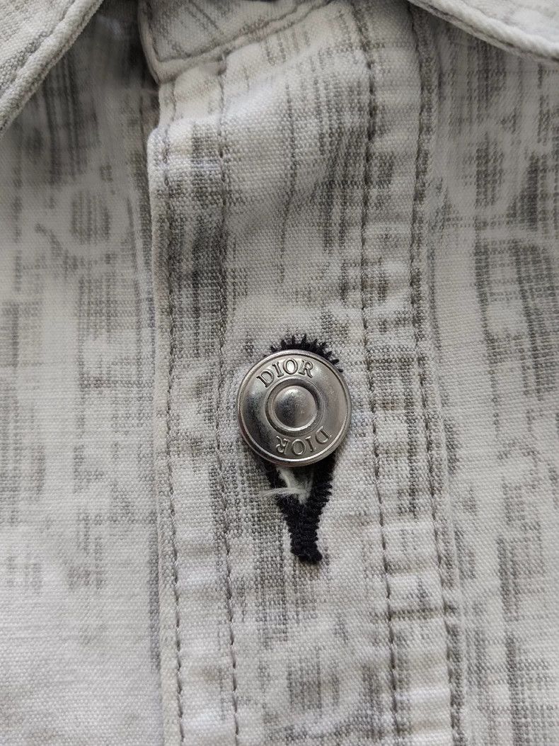 Dior Dior Size 41 Full-printed logo shirt 2504-Nextarrow Size US XS / EU 42 / 0 - 7 Thumbnail