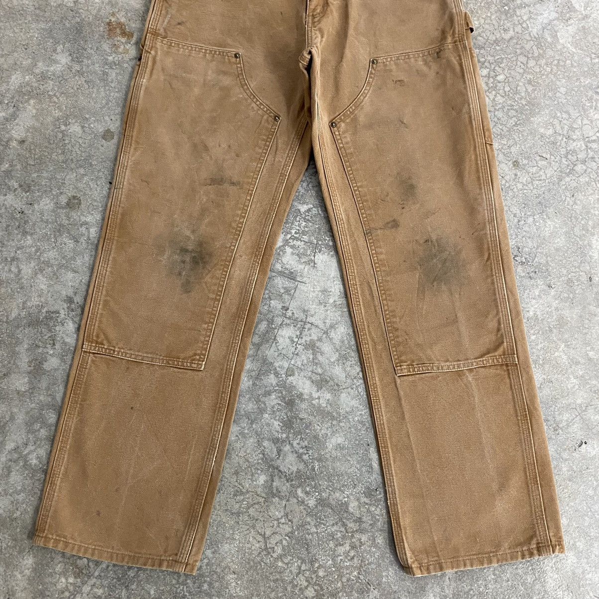 Carhartt Vintage Carhartt Double Knee Tan Dirty Carpenter Pants Size US 30 / EU 46 - 5 Thumbnail