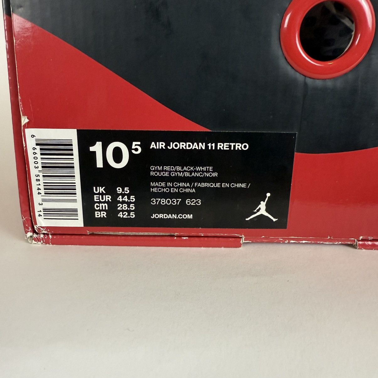 Jordan Brand × Nike Size 10.5-Jordan 11 Win Like ‘96 LIGHTLY WORN red white Size US 10.5 / EU 43-44 - 16 Thumbnail