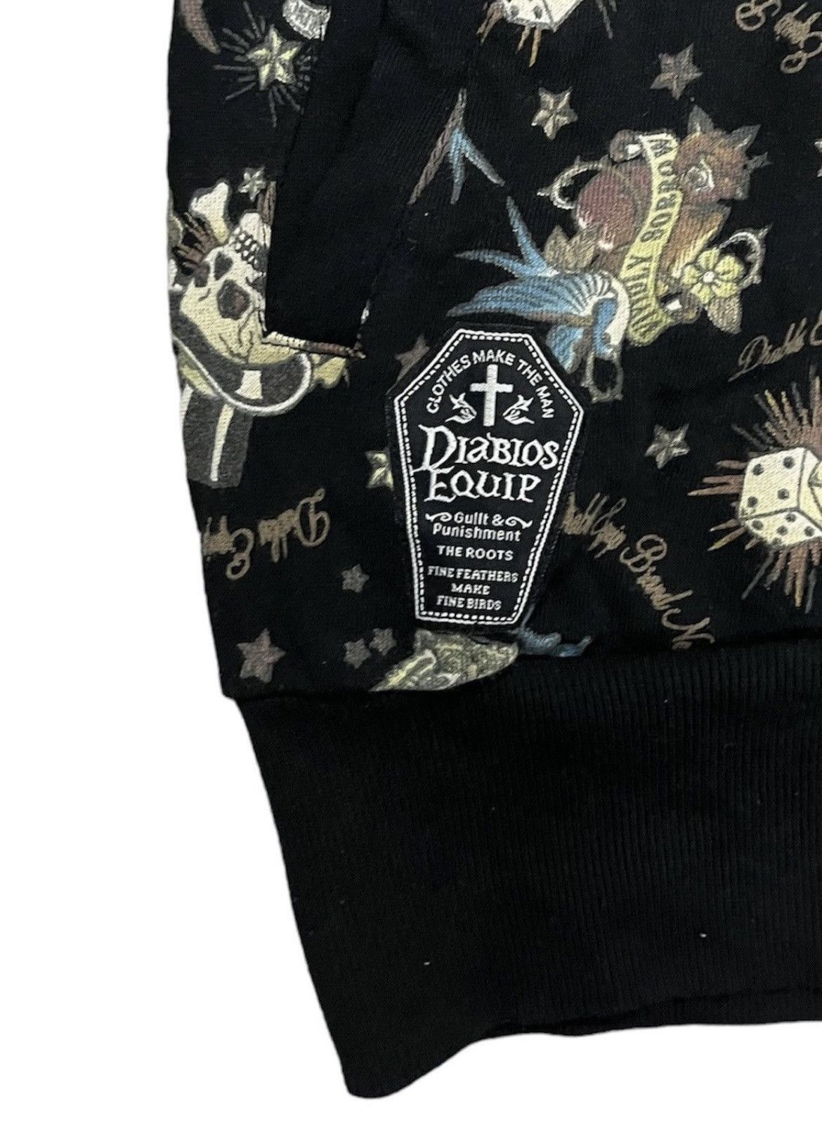 Hysteric Glamour The Diablos Equip Full Print Hoodies Size US L / EU 52-54 / 3 - 5 Thumbnail