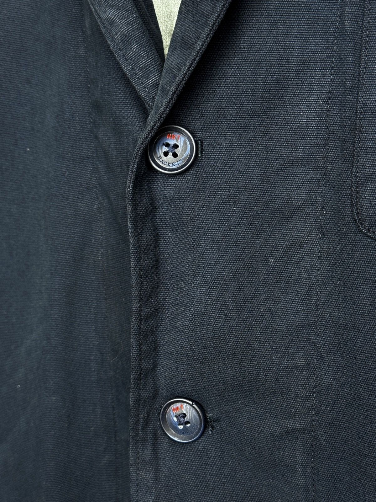 Hackett Hackett London navy blue cotton blazer with hood size 42 Size 42R - 7 Thumbnail
