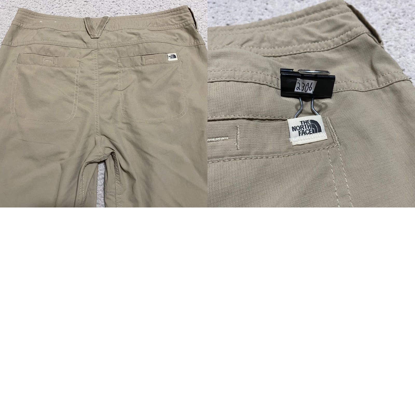 The North Face VINTAGE THE NORTH FACE Capri Pants Women Sz 8 Beige Nylon Capri Pockets 19 In inseam Regular Rise Mid 8.5-10.5 In Womens Size 27" / US 4 / IT 40 - 9 Thumbnail