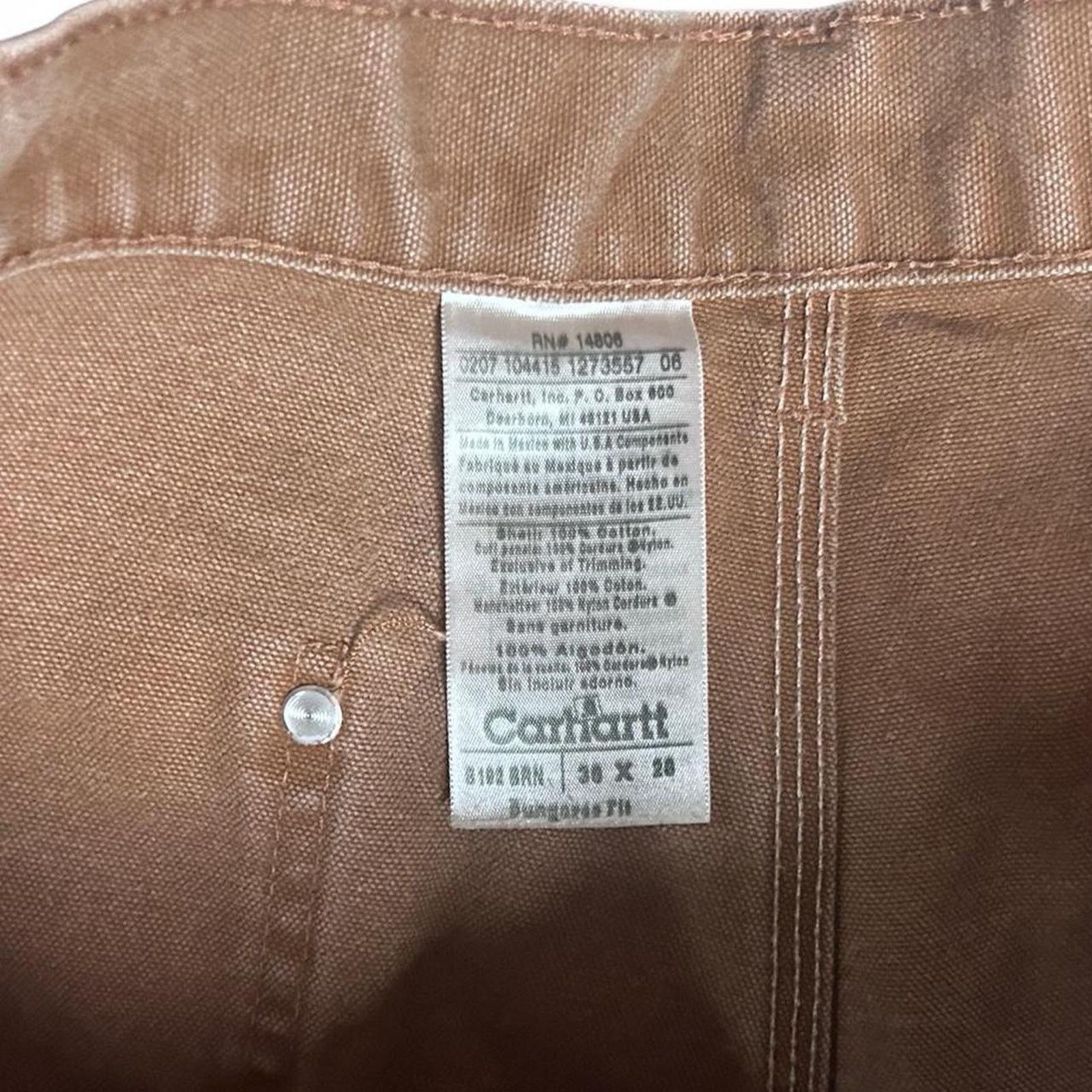 Carhartt Carhartt B192 BRN Vintage Double Knee Briar Guard Pants 36” Size US 36 / EU 52 - 5 Thumbnail