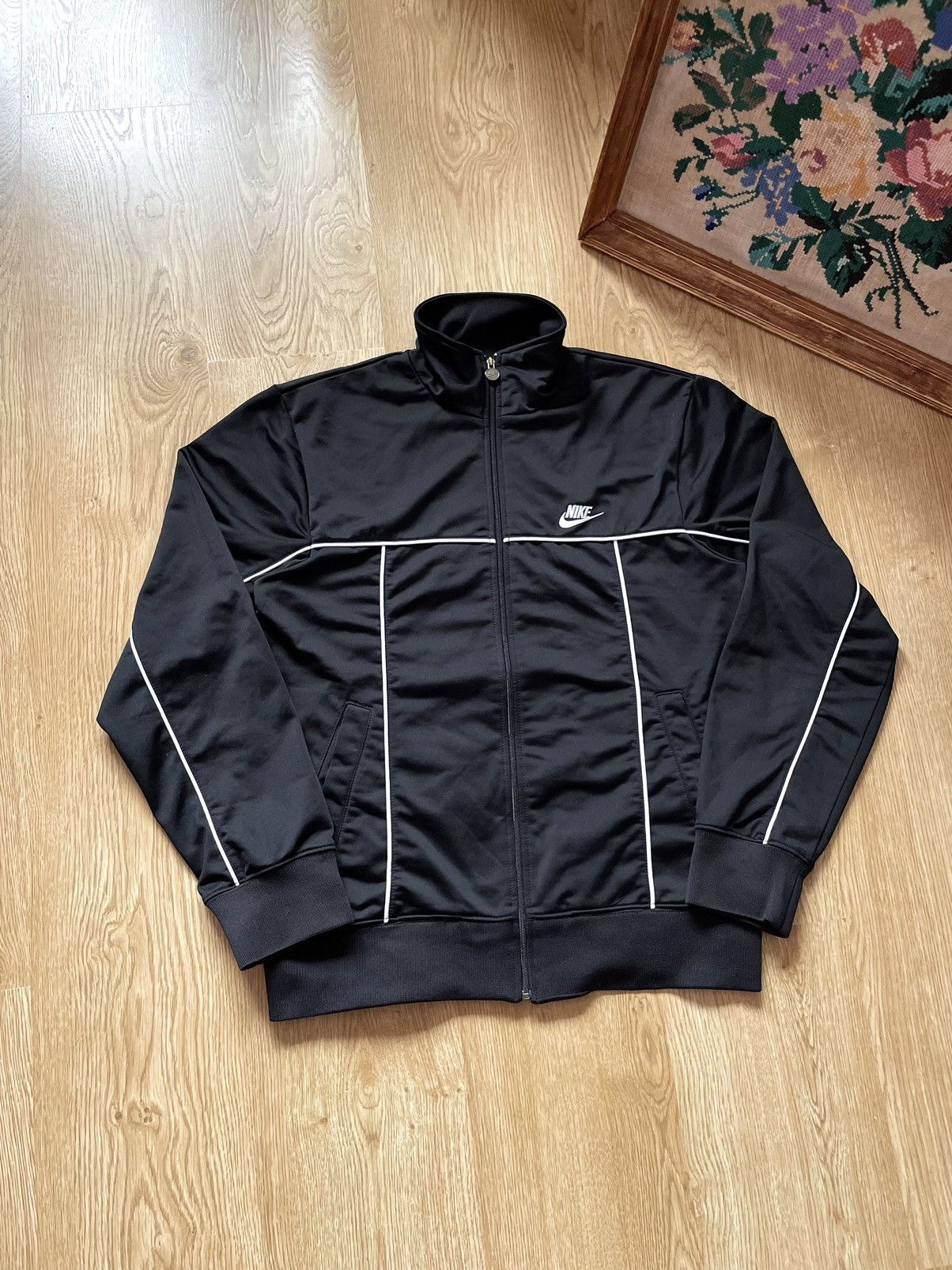 Nike × Vintage Vintage Y2K Nike Drill Track Suit Zip Jacket Pants Size US M / EU 48-50 / 2 - 1 Thumbnail
