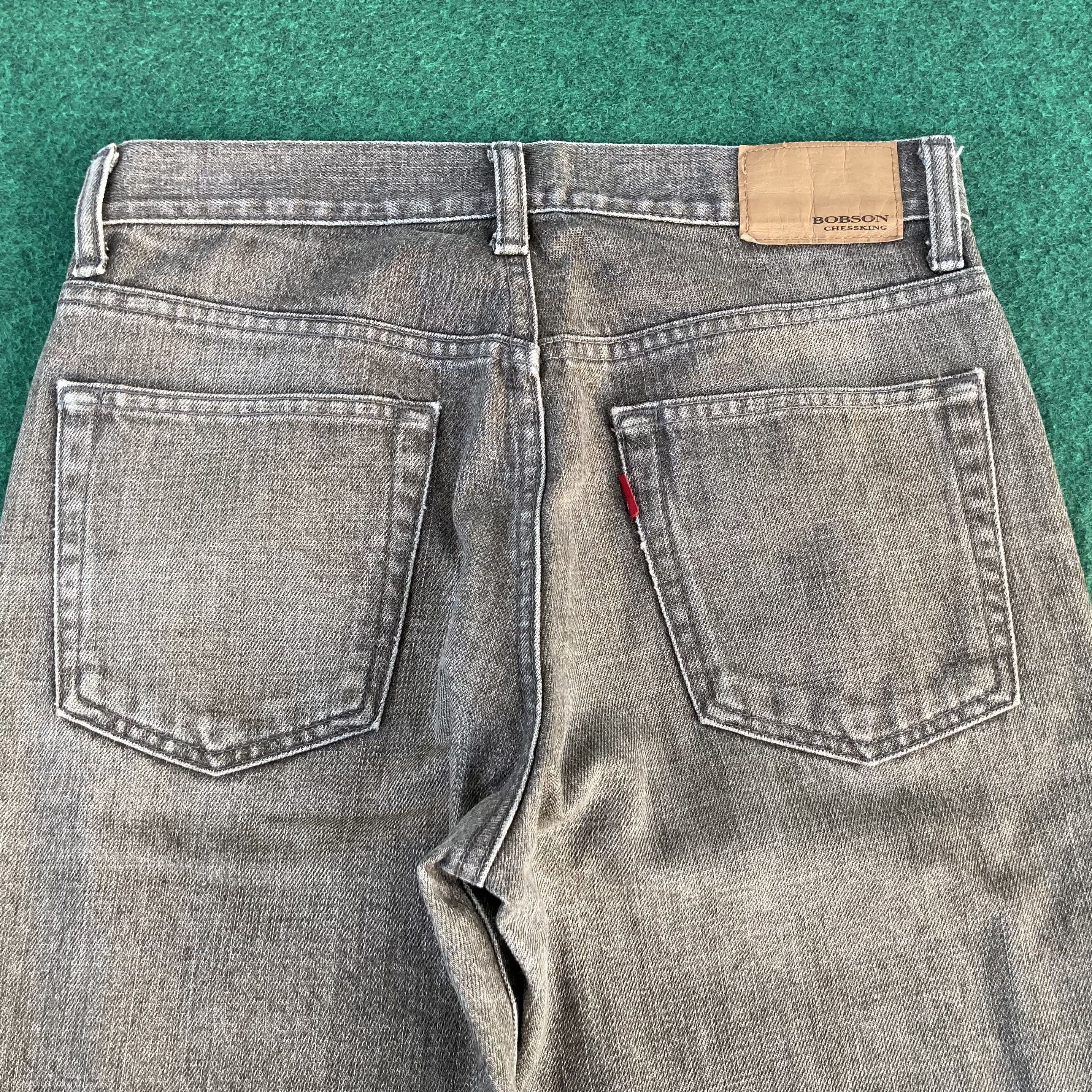 Japanese Brand × Vintage Vtg Bobson Denim Bootcut Flared Faded Jeans Size US 28 / EU 44 - 9 Thumbnail