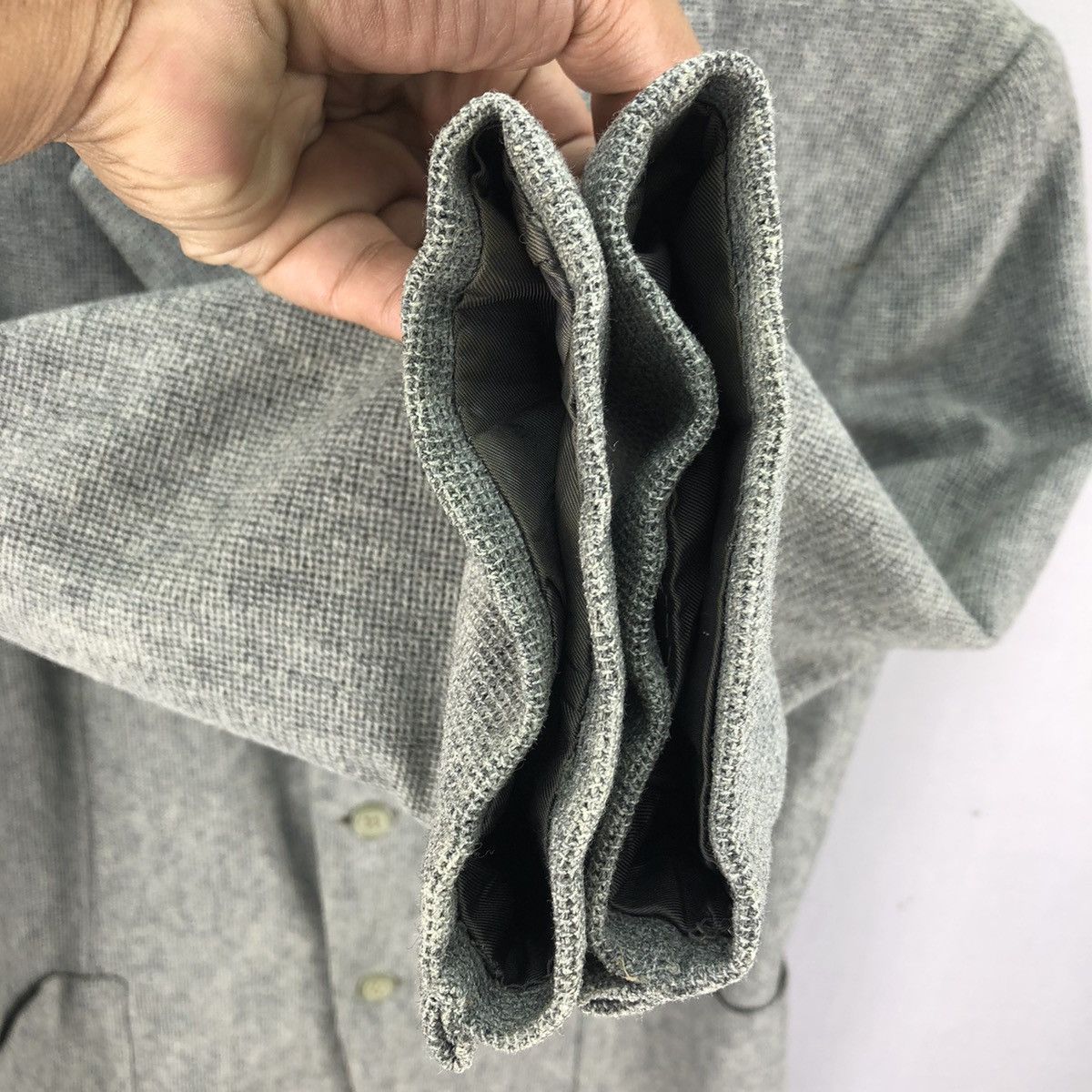 Japanese Brand Vintage 80's Takashimaya Blazer Burlap Fabric Size US M / EU 48-50 / 2 - 9 Thumbnail