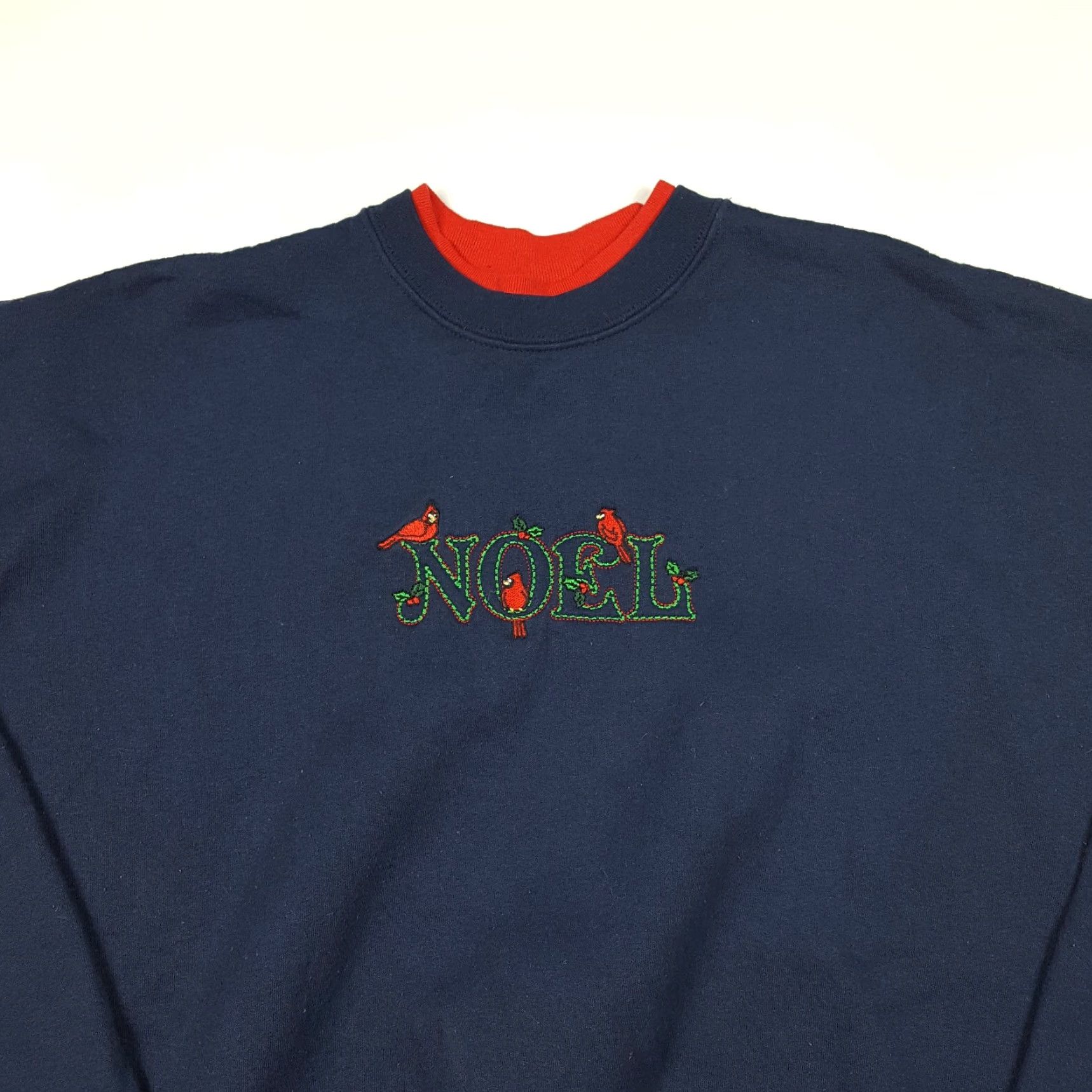 Vintage VINTAGE Noel Red Robin Bird Men's Size XL Holiday Crewneck Christmas Sweatshirt Size US XL / EU 56 / 4 - 2 Thumbnail