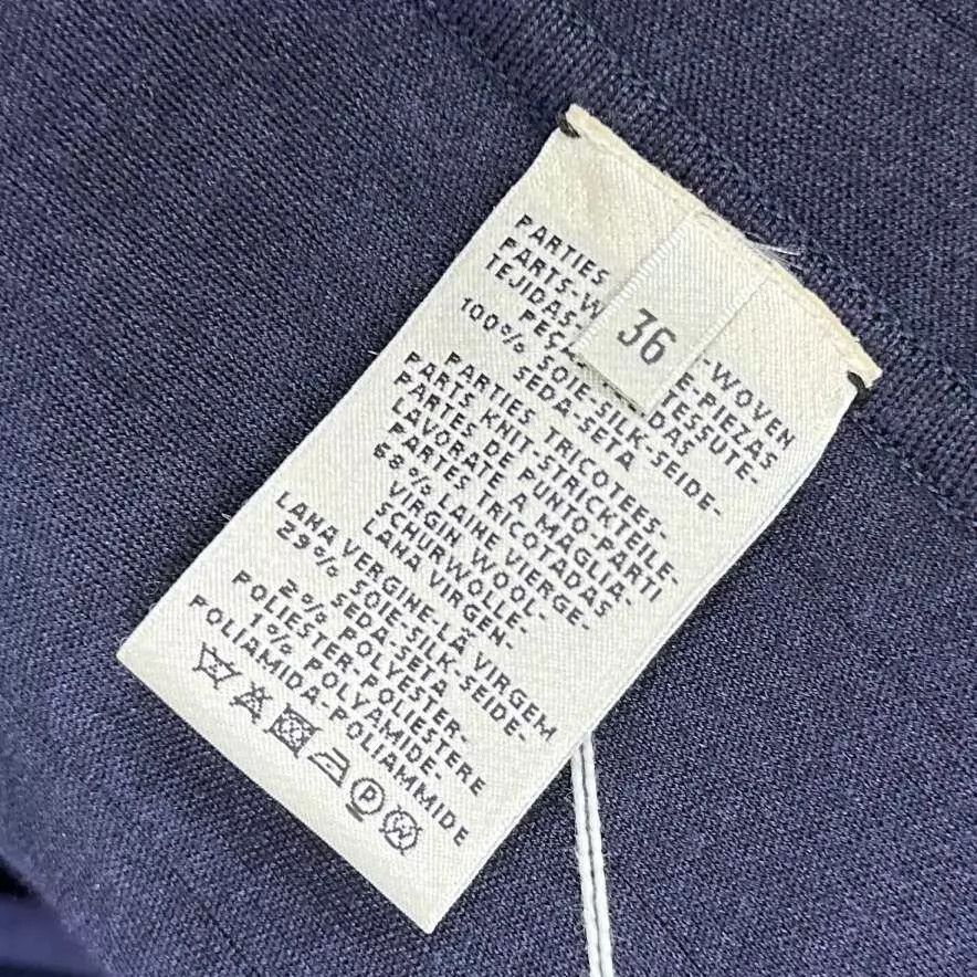 Hermes HERMES Cyan Patterned Silk Slant Zip Jacket Size 36 Size XS / US 0-2 / IT 36-38 - 7 Thumbnail