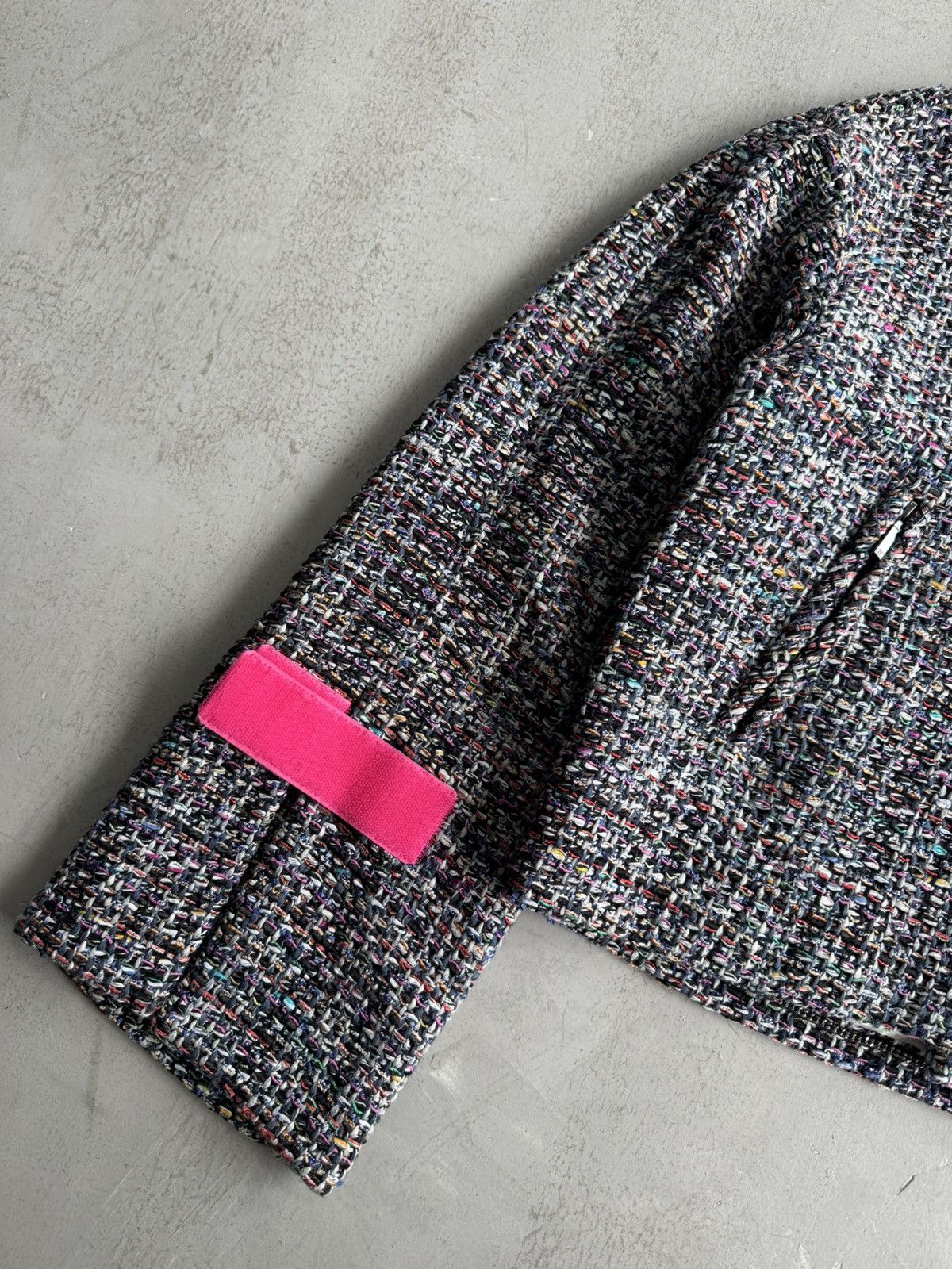 Chanel S/S17 - Multicolor Tweed Velcro Closure Jacket Size XS / US 0-2 / IT 36-38 - 5 Thumbnail