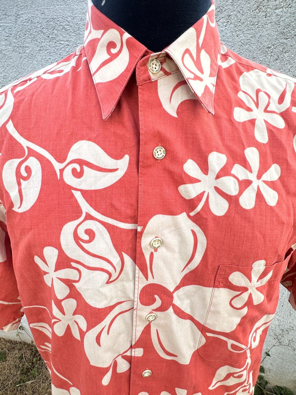Reyn Spooner PreOwned Reyn Spooner Alfred Shaheen Red Hawaiian Men's M Size US M / EU 48-50 / 2 - 3 Thumbnail