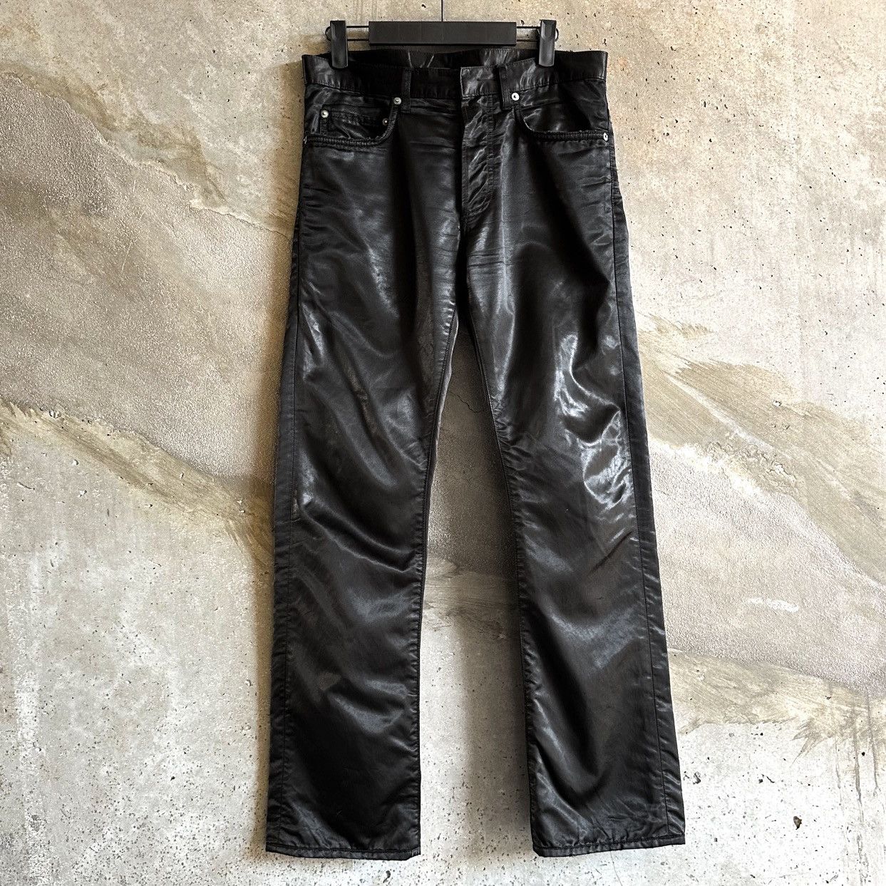 Dior × Hedi Slimane Dior Homme AW06 5 Pocket Satin Pants Size US 31 - 1 Thumbnail
