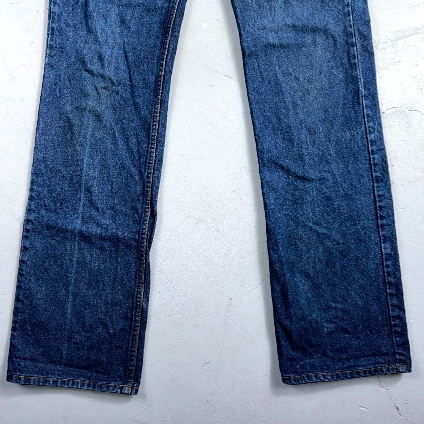 Levi's VINTAGE Levis 517 Jeans 34x36 Act31x35 USA 80s Orange Tab Bootcut Flare Blue Denim Mens Size US 34 / EU 50 - 3 Thumbnail