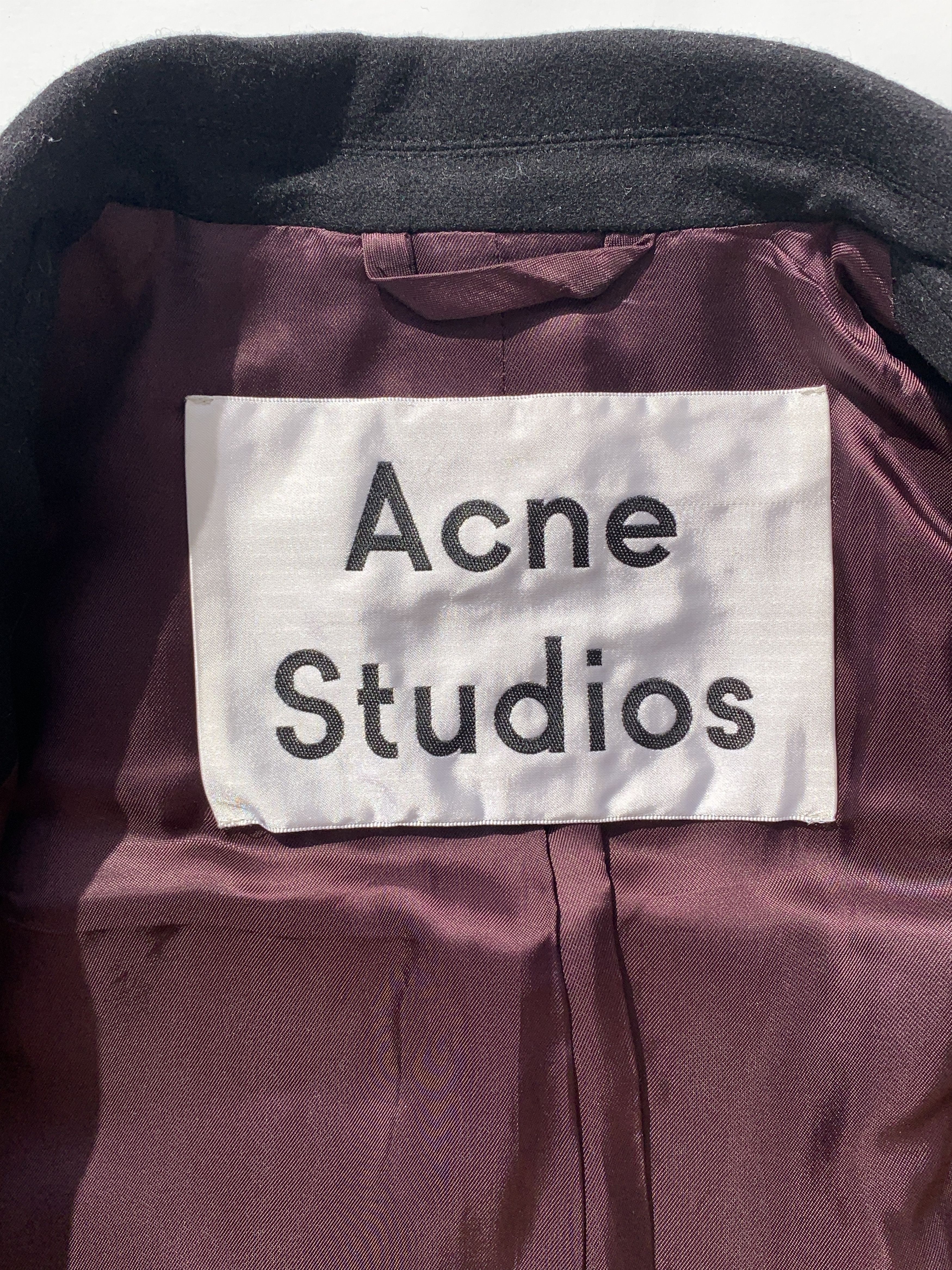 Acne Studios Acne Studios Klarah Flannel Wool Coat Size 34 Size S / US 4 / IT 40 - 4 Thumbnail