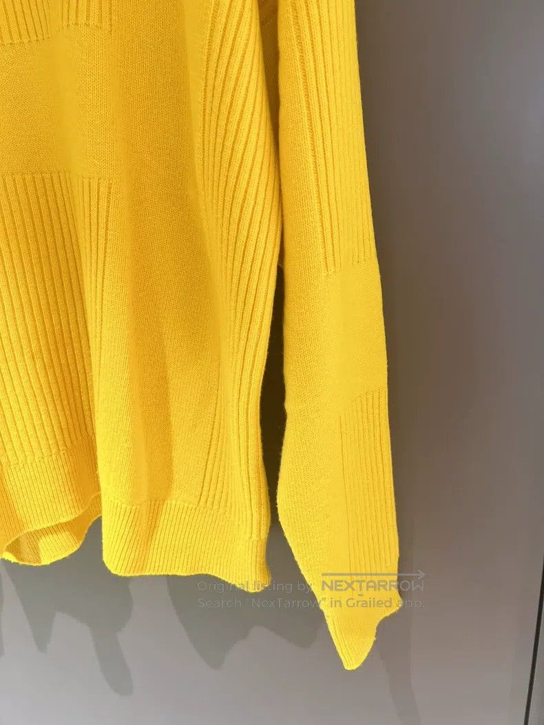 Hermes Hermes Yellow Loose Cashmere Knit Sweater Size XS / US 0-2 / IT 36-38 - 3 Thumbnail