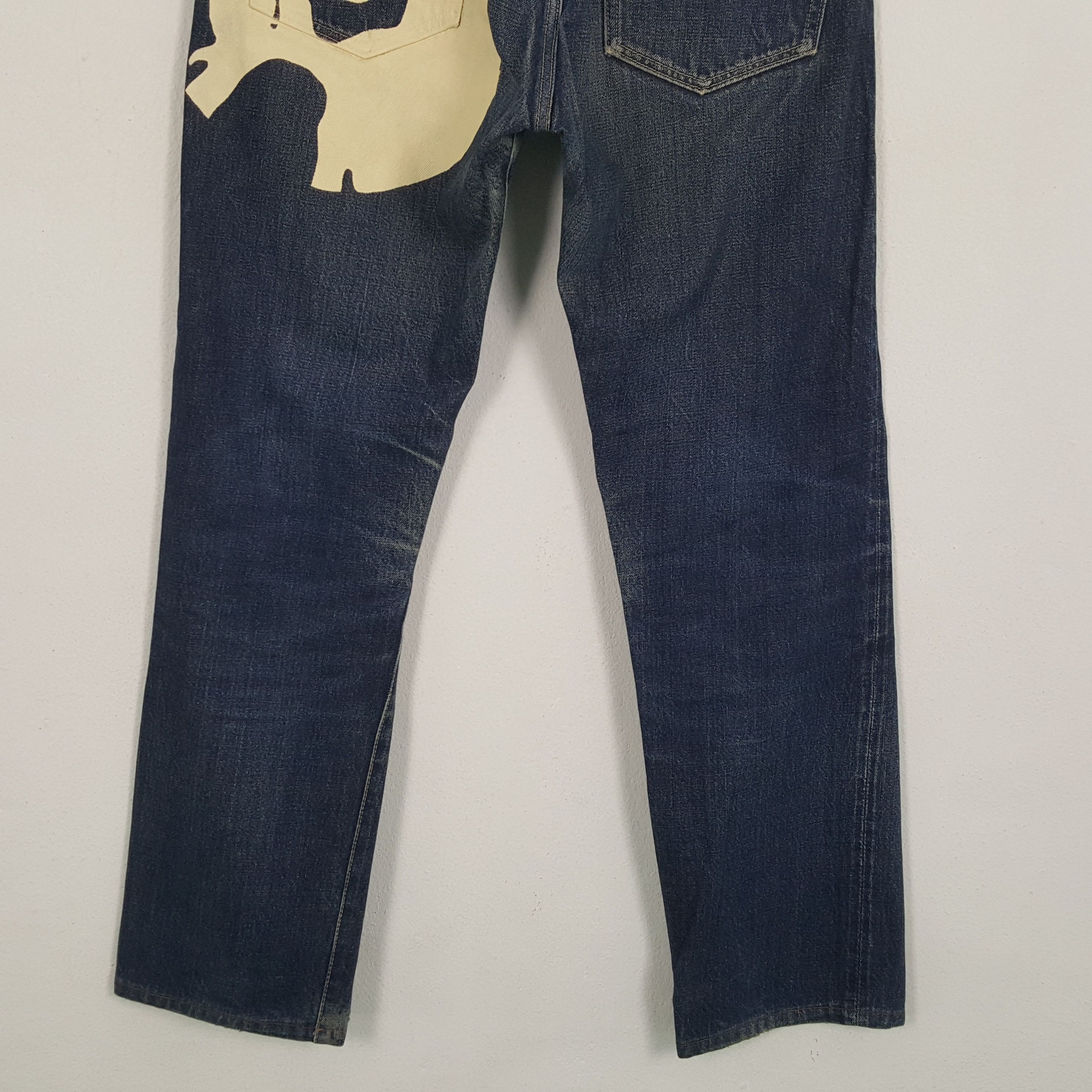Hysteric Glamour × Japanese Brand × Vintage HYSTERIC GLAMOUR Japanese Brand Custom Art Style Jeans Size US 31 - 3 Thumbnail