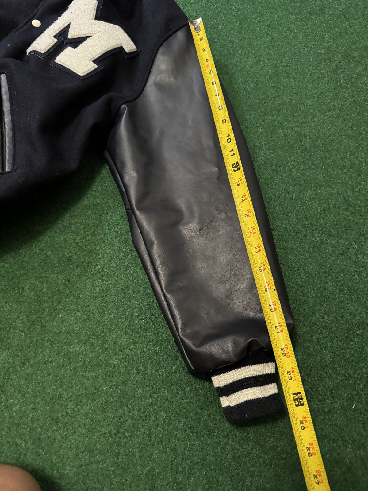 Delong Vtg 90s Delong Wool Blue White Varsity M Letterman Jacket Size US L / EU 52-54 / 3 - 7 Thumbnail