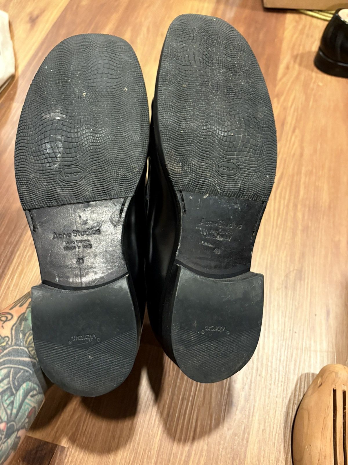 Acne Studios Acne Studios Leather Loafers Black 41 Size US 8 / EU 41 - 3 Thumbnail