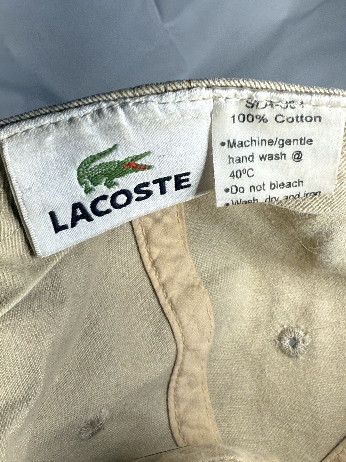 Lacoste Lacoste Zipper Closure Hat Size ONE SIZE - 3 Thumbnail