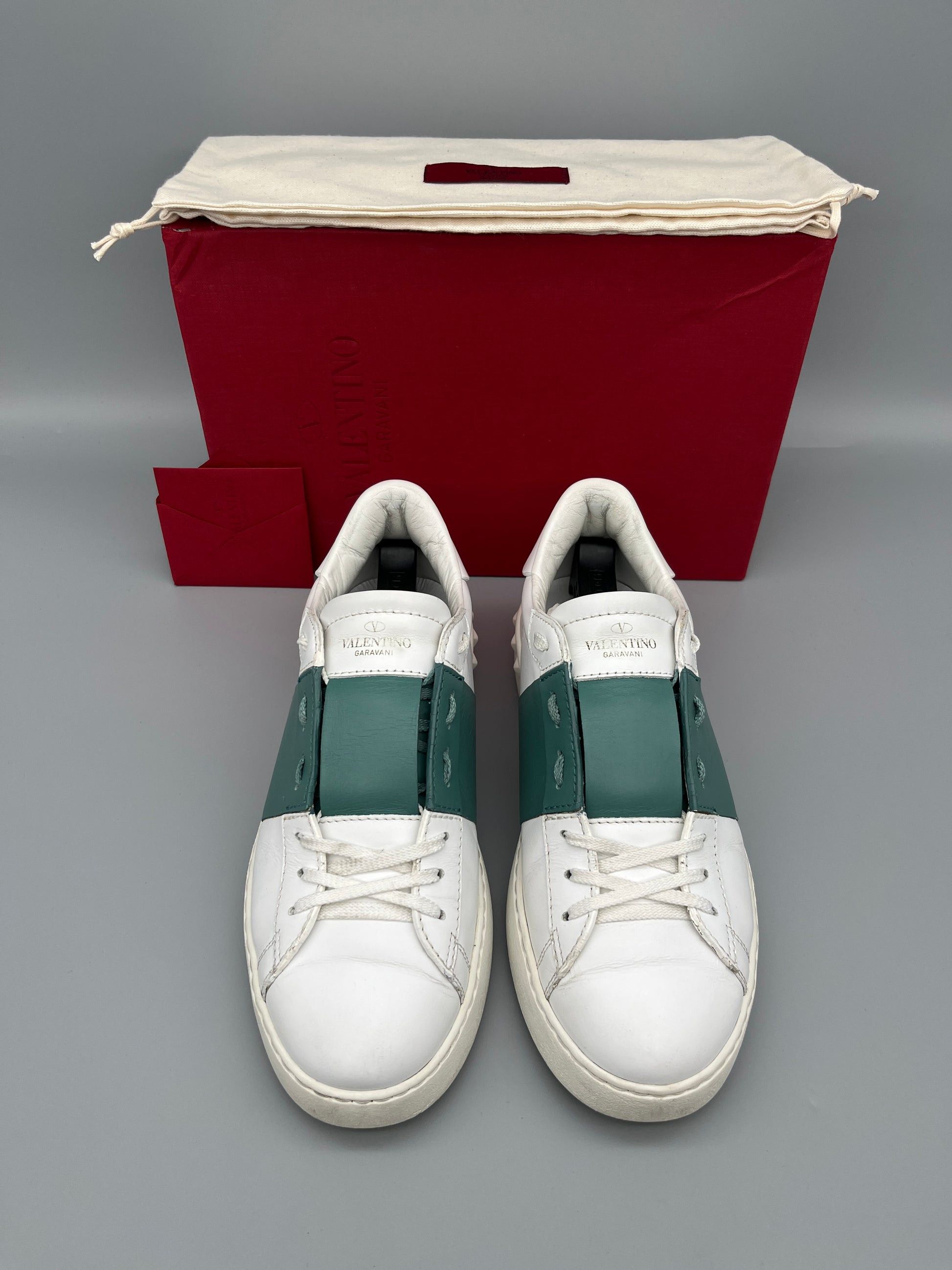 Valentino Valentino Open Sneaker Turquoise Size US 7.5 / EU 40-41 - 2 Thumbnail