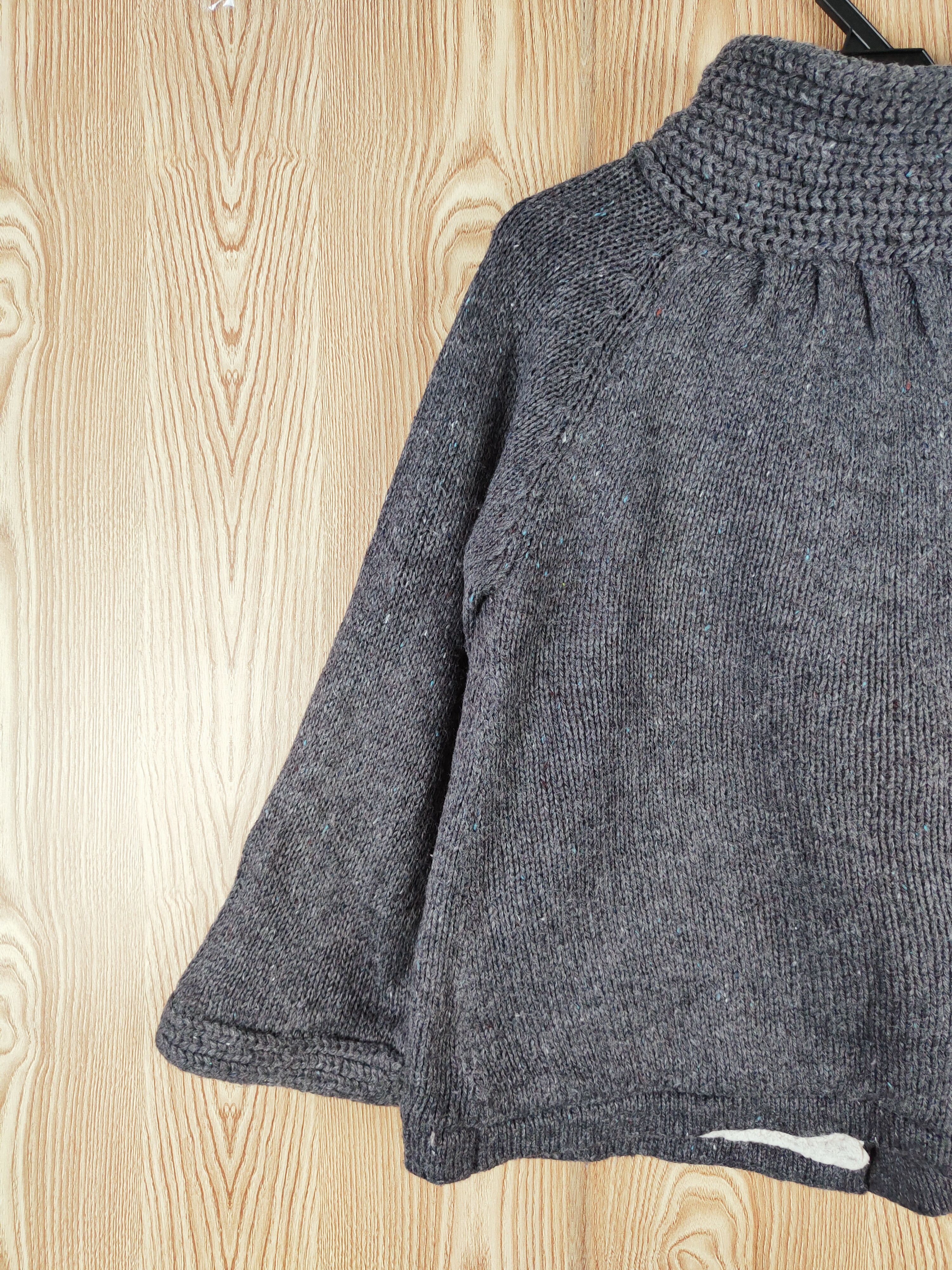 Japanese Brand × Vintage Maca Dark Gray Knitwear Cardigan #W366 Size S / US 4 / IT 40 - 8 Thumbnail