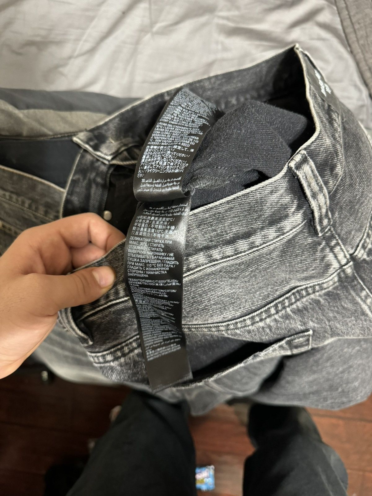 Balenciaga Balenciaga FW22 Lost Tape Flare Denim Size US 32 / EU 48 - 9 Thumbnail
