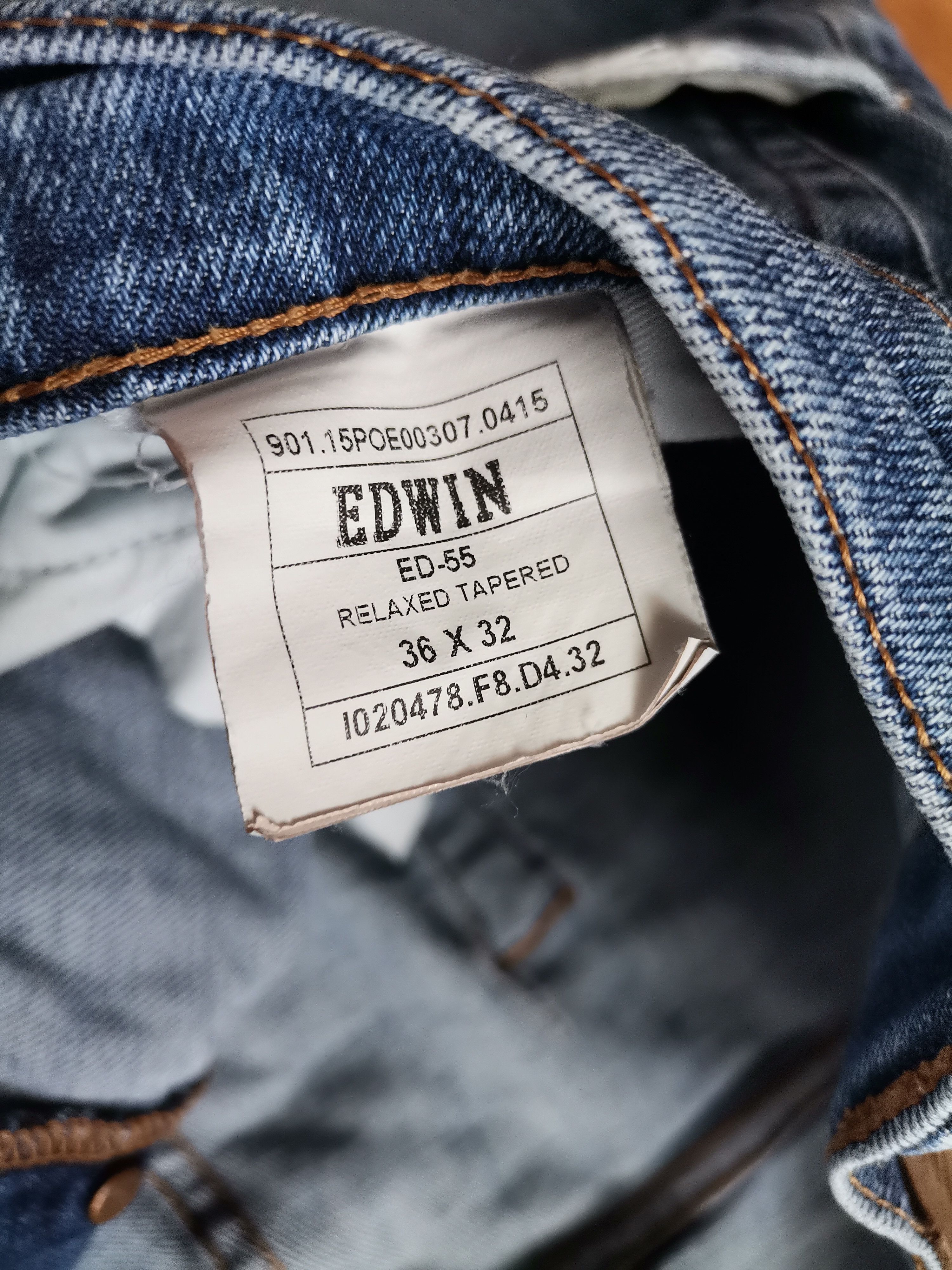 Edwin × Japanese Brand Edwin Ed-55 Jeans Size US 36 / EU 52 - 5 Thumbnail
