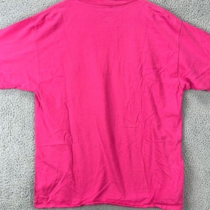 Disney Disney T-Shirt Womens Large Pink 2016 Mickey Minnie Donald Daisy Goofy Glitter Crew Neck Short Sleeve Size L / US 10 / IT 46 - 2 Thumbnail