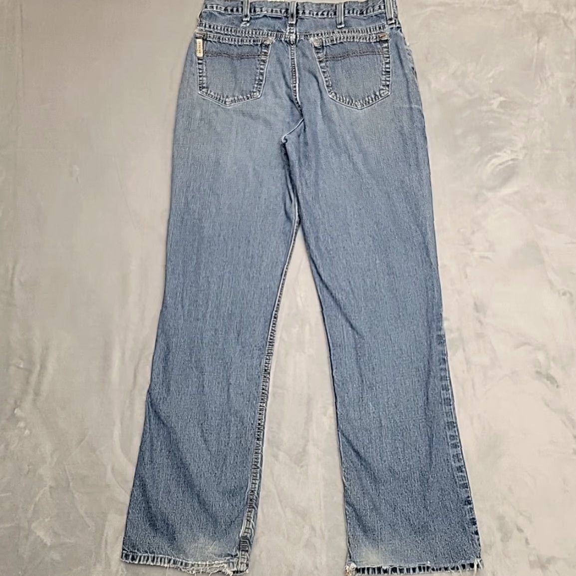 Denime Cinch Jeans Mens 33x34 Blue 100% Cotton Denim Silver Label Western Cowboy Ranch Jeans Mens 33 Blue Cotton Denim Western Cowboy Ranch Size US 33 - 6 Thumbnail