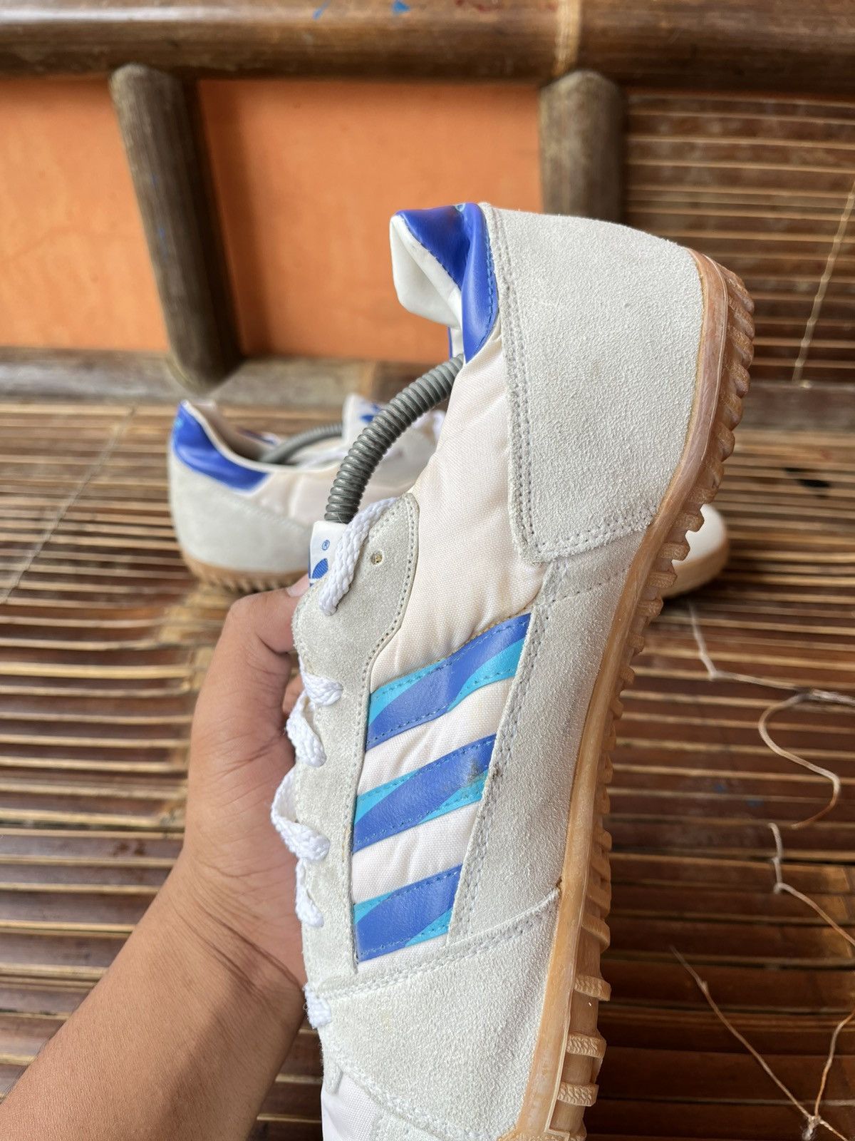 Adidas 1990s Adidas Indoor training vintage rare Size US 12.5 / EU 45-46 - 11 Thumbnail