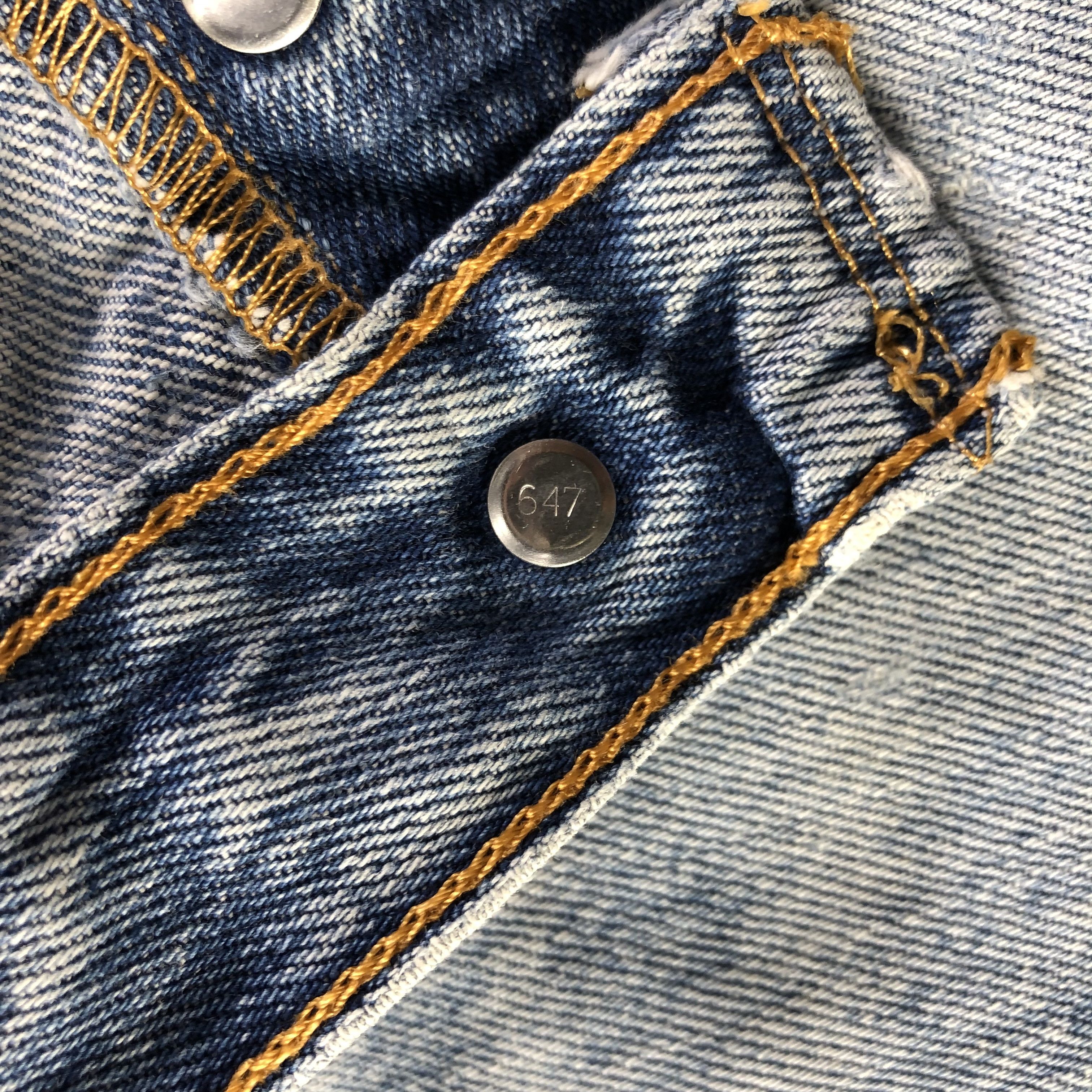 Levi's Vintage Blue Wash Levis 501 Jeans-J3730 Size US 29 - 11 Thumbnail