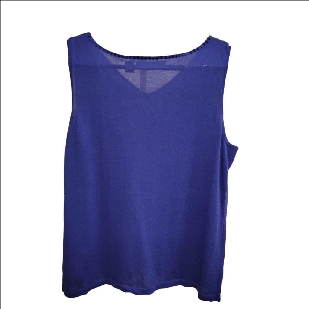 Other NWT Liz Claiborne Beaded Tank Top Size L / US 10 / IT 46 - 2 Thumbnail