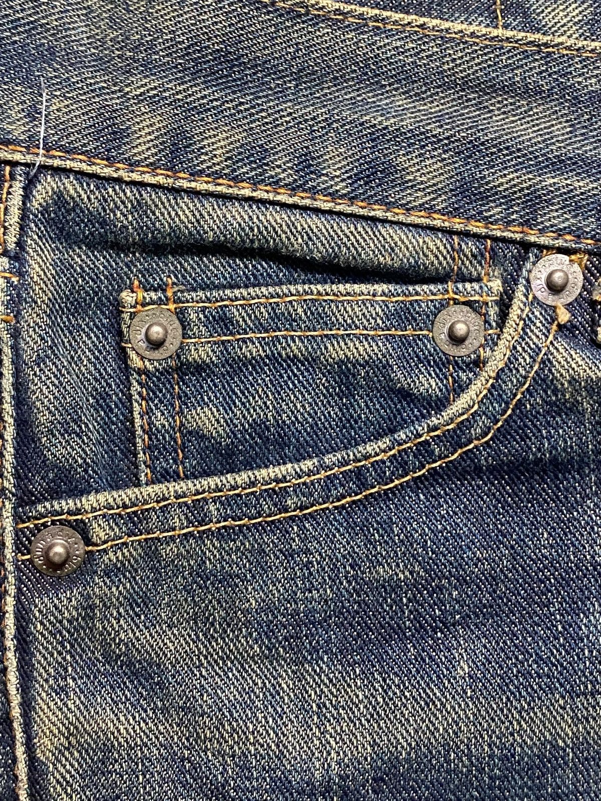 Japanese Brand Japanese Brand D’un Da dix Mud Wash Bootcut Style Jeans Size US 30 / EU 46 - 10 Thumbnail
