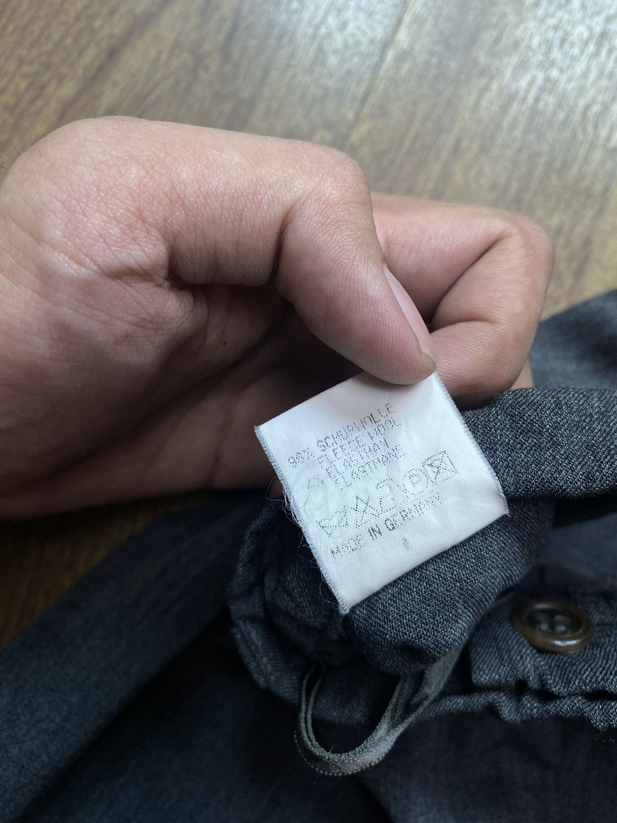 Jil Sander × Raf Simons 2000s Grey Woolblend Trousers Size US 31 - 8 Thumbnail