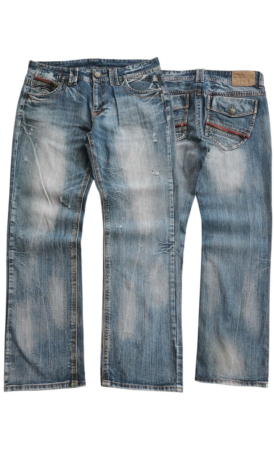 Japanese Brand Original Jeans E Pluribus Unum Zipper Jeans Size US 36 / EU 52 - 1 Thumbnail