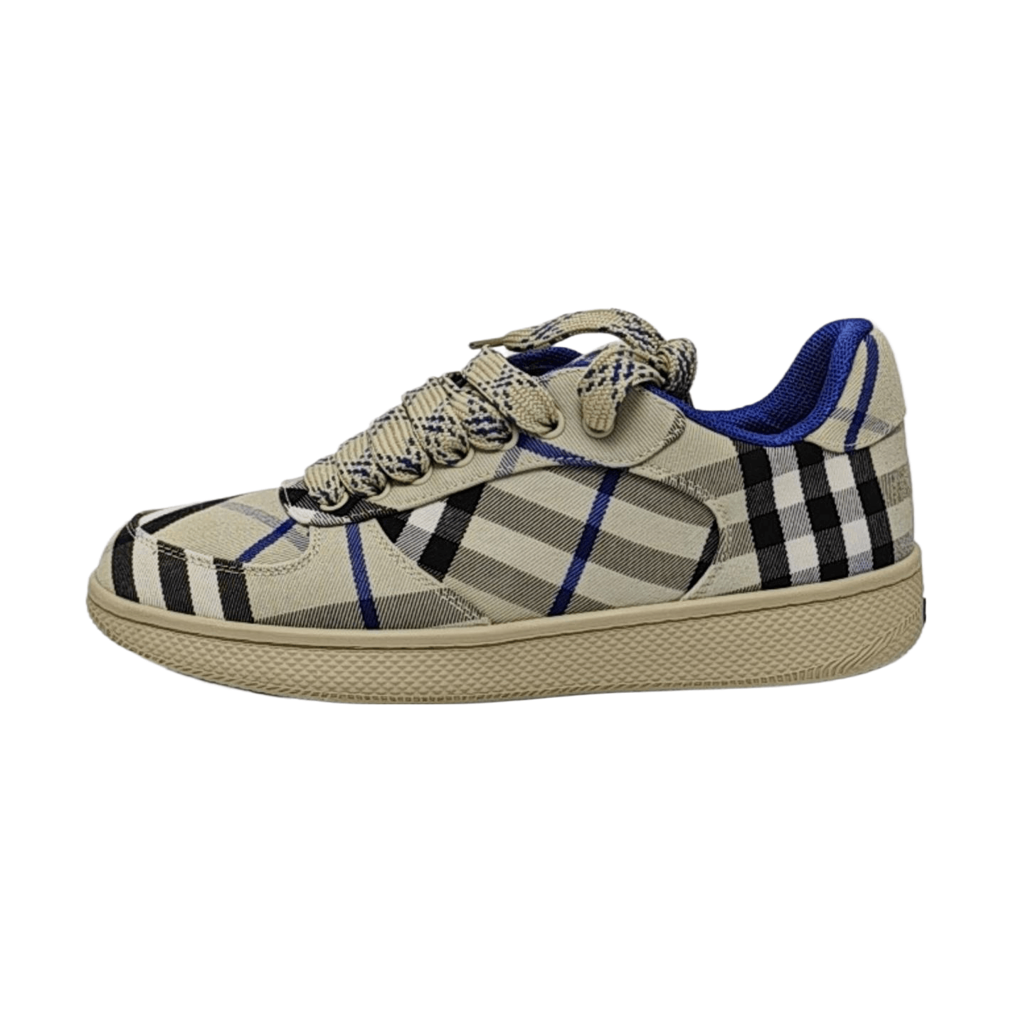 Burberry Burberry Vintage Check Fabric Sneakers 39 Size US 6 / EU 39 - 1 Thumbnail