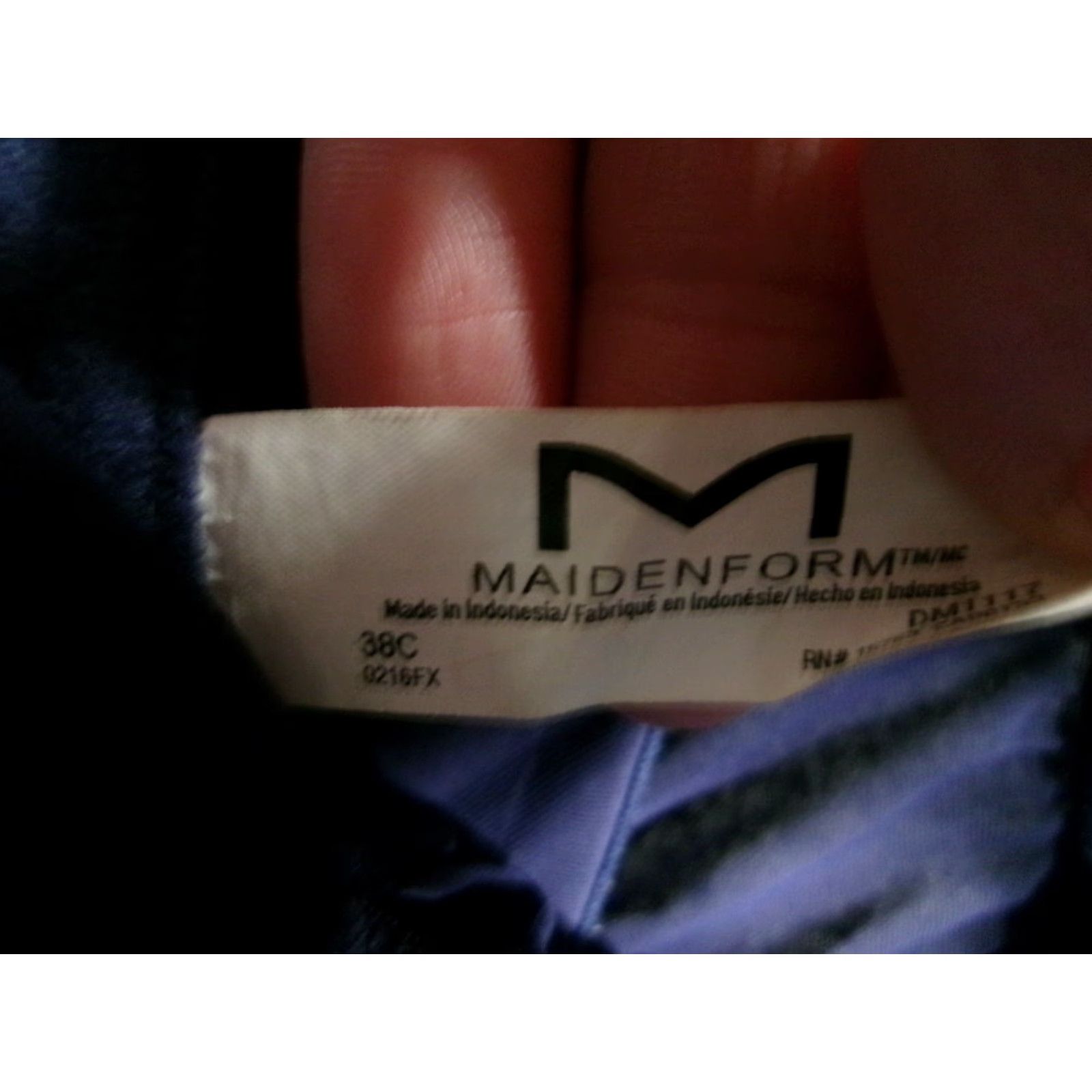 Vintage Maidenform Corset Womens 38C Navy Embroidered Bustier Longline Garter Underwire User? Size XS / US 0-2 / IT 36-38 - 6 Thumbnail