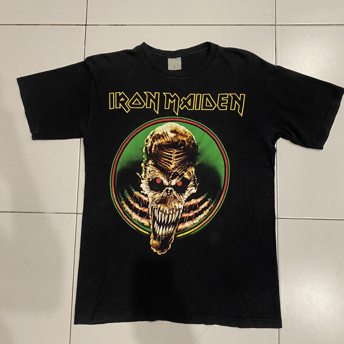 Vintage Vintage 1992 Iron maiden Size US L / EU 52-54 / 3 - 1 Thumbnail
