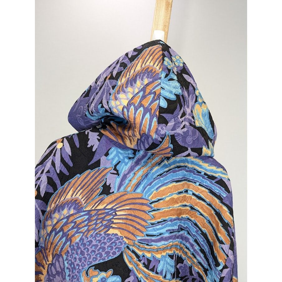 Saint Laurent Paris o1rshd1 Teddy Kimono Phoenix Jacket in Multicolor Size US M / EU 48-50 / 2 - 17 Thumbnail