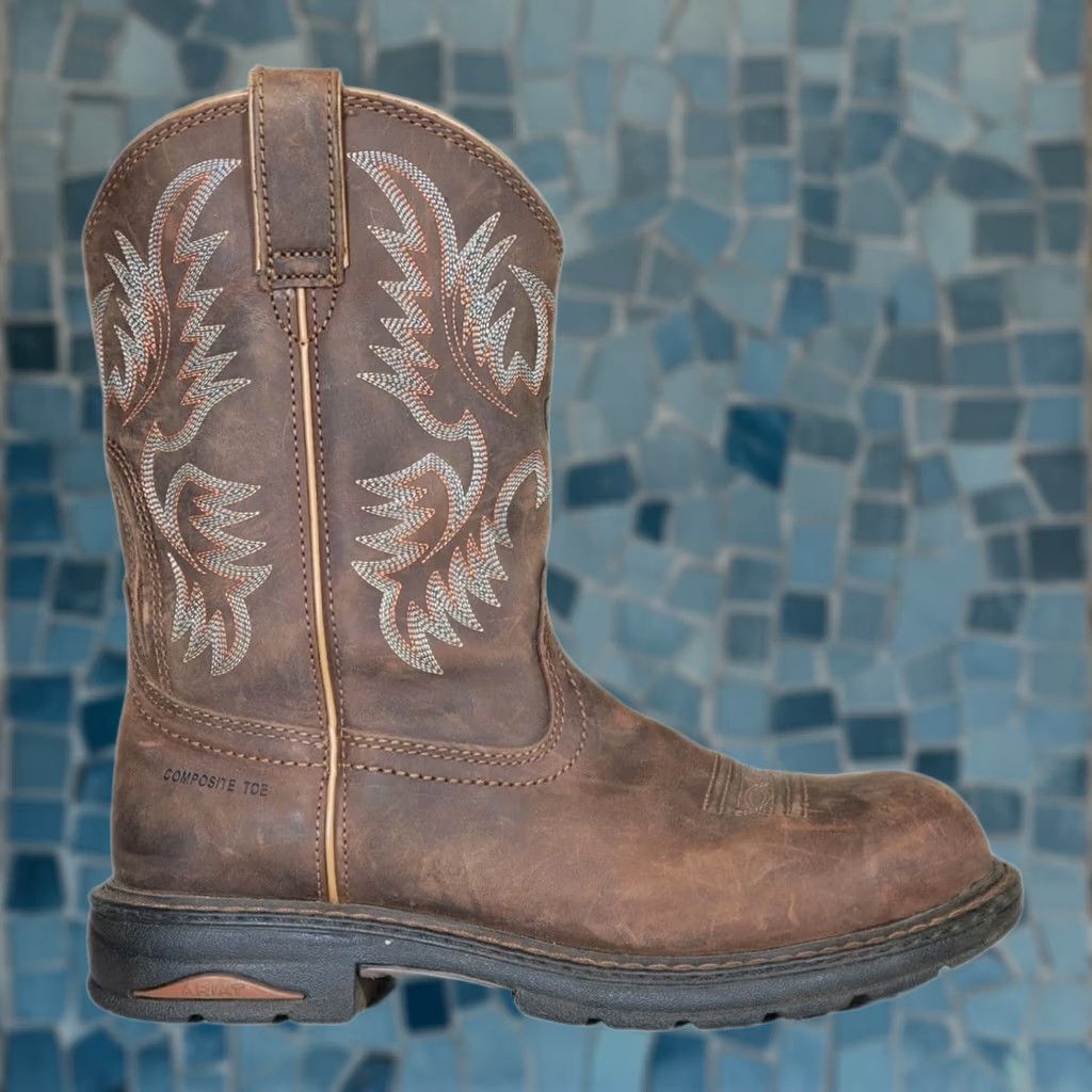 Ariat ARIAT Tracey Composite Toe Work Boots Dusted Brown Leather 10008634 Women's US 10 B Size US 10 / IT 40 - 1 Thumbnail