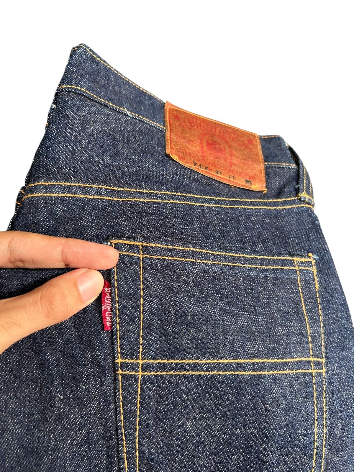 Kapital VINTAGE BIGSTONE HALF SELVEDGE DENIM JEANS Size US 30 / EU 46 - 4 Thumbnail