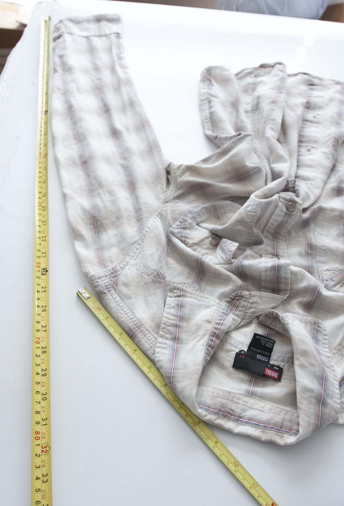 Diesel Diesel Shirt Size M/L Plaid Pale Brown Size US L / EU 52-54 / 3 - 6 Thumbnail