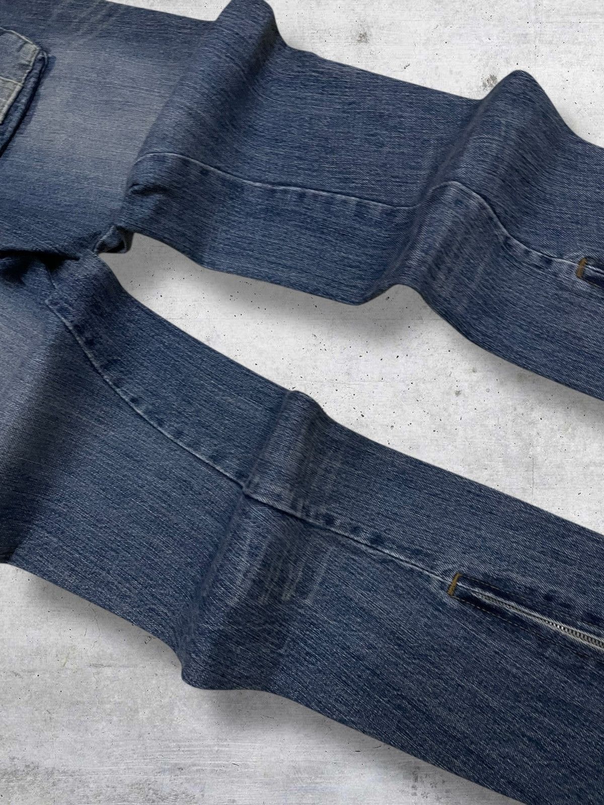 Japanese Brand VINTAGE BIT BLUE JAPAN DESIGNER 90S PUNK BIKERS OG DENIM Size US 29 - 13 Thumbnail