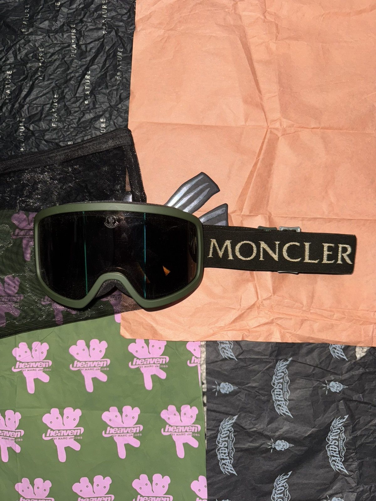 Moncler Moncler Army Green Terrabeam Goggles Size ONE SIZE - 4 Thumbnail