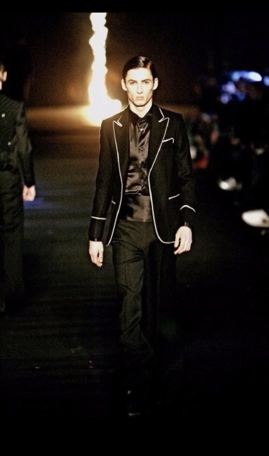 Dior Dior Homme F/W 06 Wool Tuxedo Jacket Size 50R - 9 Thumbnail